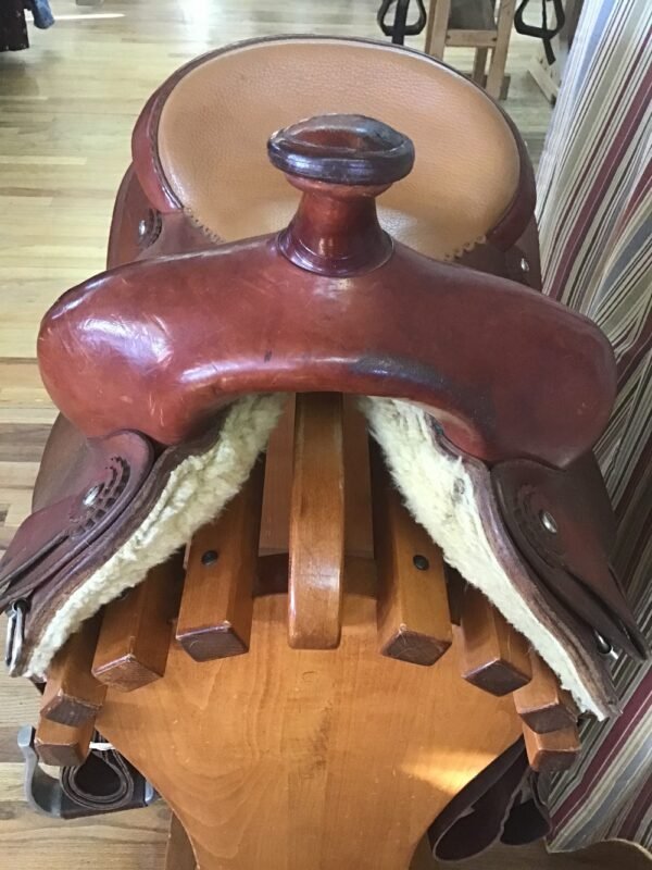 15.5" McCall Western Cowhorse Saddle - FQB - Image 6
