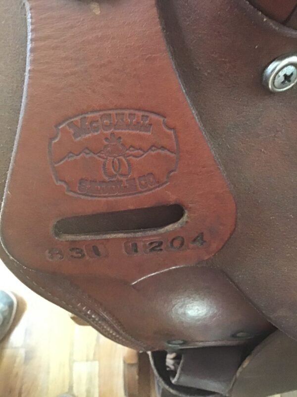 15.5" McCall Western Cowhorse Saddle - FQB - Image 2