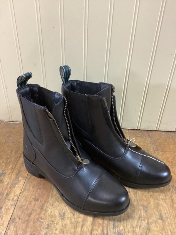 Ariat Heritage Black Zip Up Paddock Boots SZ 6 NEW
