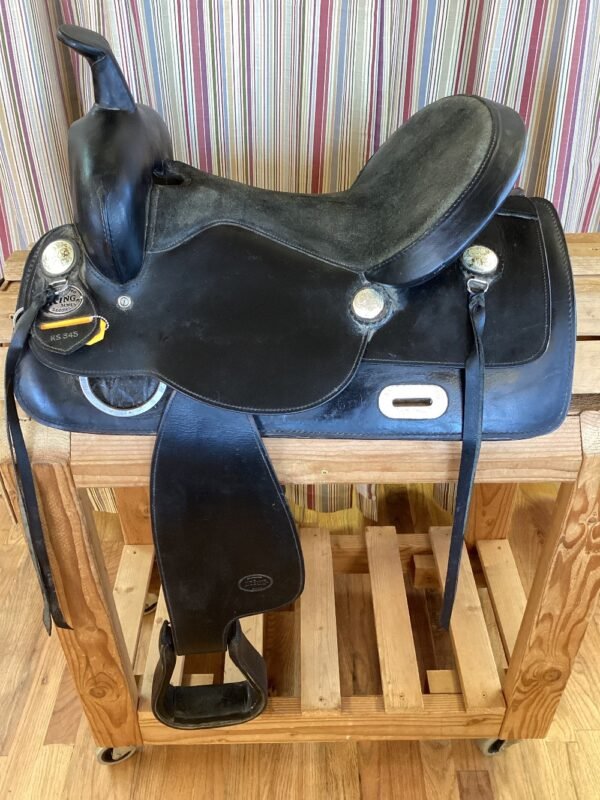 15" Black King Series All Around Saddle