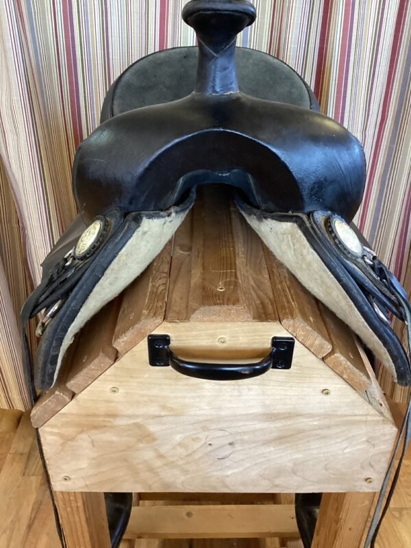 15" Black King Series All Around Saddle - Image 6