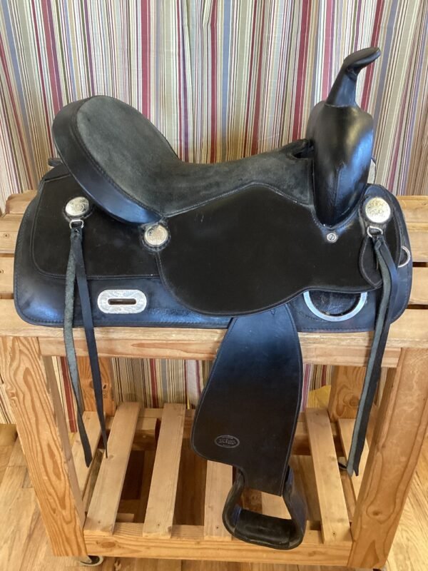 15" Black King Series All Around Saddle - Image 5