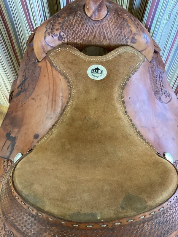 15" Alamo All Around Werstern Saddle - Image 2