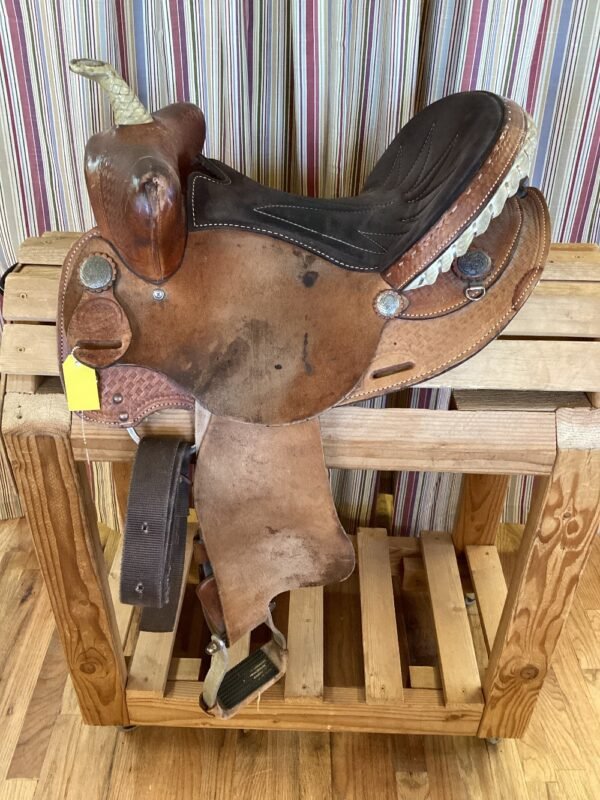 14.5" The American Barrel Saddle - FQB/Wide/7"
