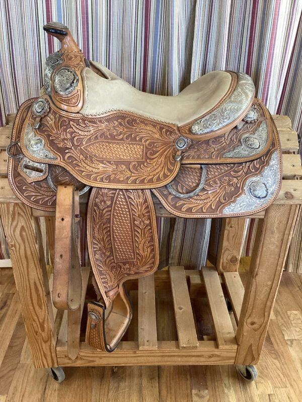 14.5" Silver Mesa Show Saddle - 6.5"/SQB/Narrow
