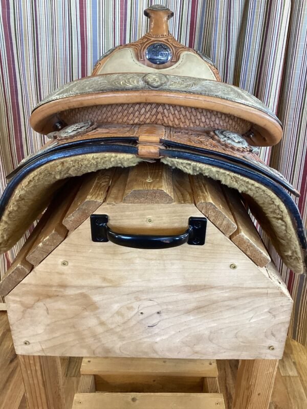 14.5" Silver Mesa Show Saddle - 6.5"/SQB/Narrow - Image 6