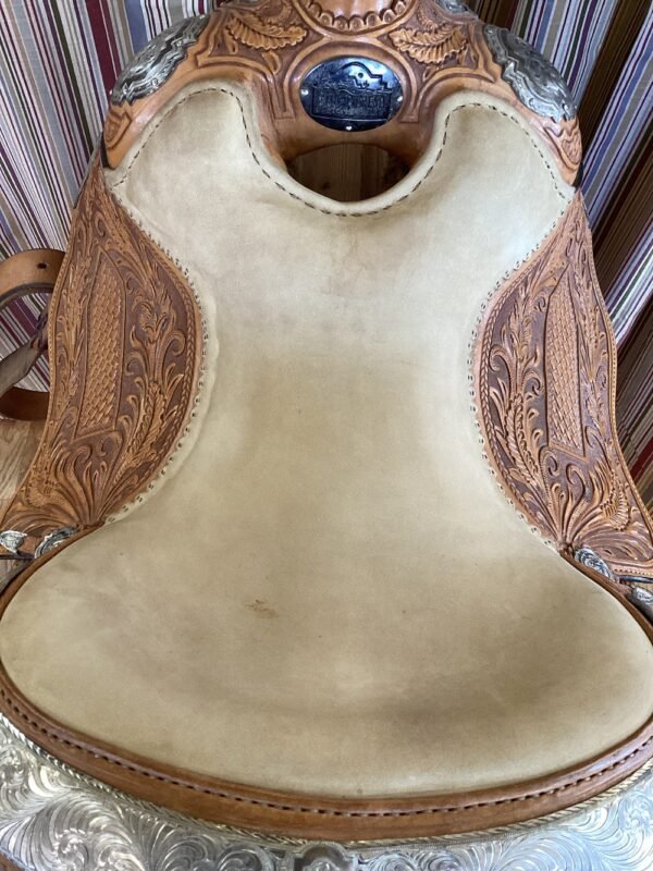 14.5" Silver Mesa Show Saddle - 6.5"/SQB/Narrow - Image 5