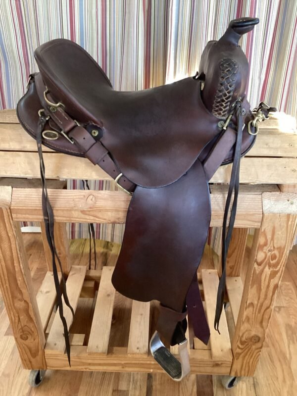 14" Hooks Ranch Saddle - Image 4