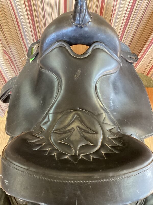 15.5" Big Horn Synthetic Saddle 115 - Image 2
