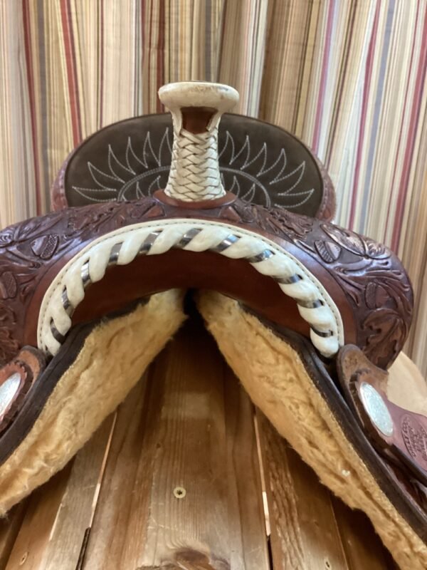 15" Billy Cook Half Breed Barrel Saddle 2010 - SQB/6.5" - Image 5