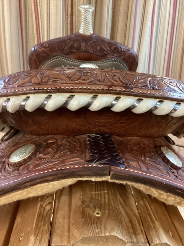 15" Billy Cook Half Breed Barrel Saddle 2010 - SQB/6.5" - Image 6