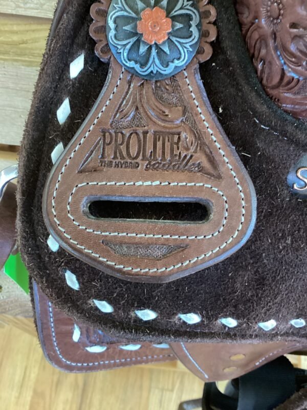 14.5" SK Prolite Hybrid Barrel Saddle w BC & Fl Cnch - Wide - Image 4