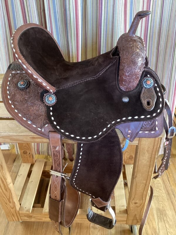 14.5" SK Prolite Hybrid Barrel Saddle w BC & Fl Cnch - Wide - Image 6