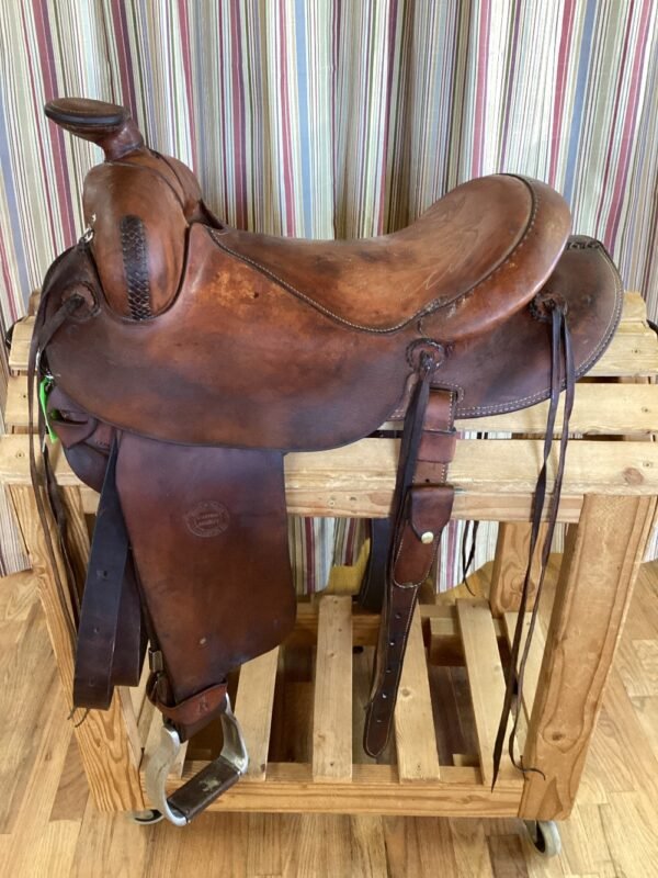 16.5" Monte Foreman Balanced Ride Saddle Flk Cinch