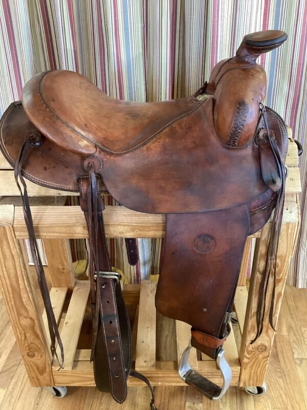 16.5" Monte Foreman Balanced Ride Saddle Flk Cinch - Image 5