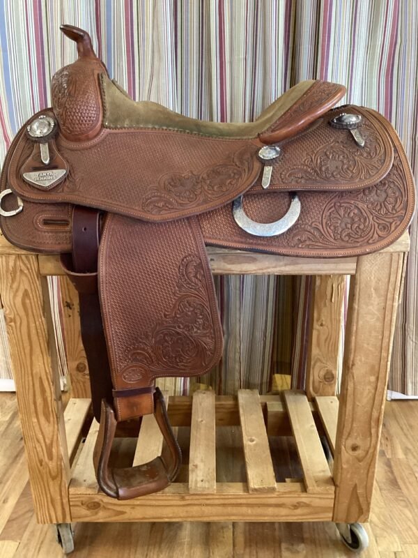 16" Bob's Tanya Jenkins Reining Saddle - Med Tree