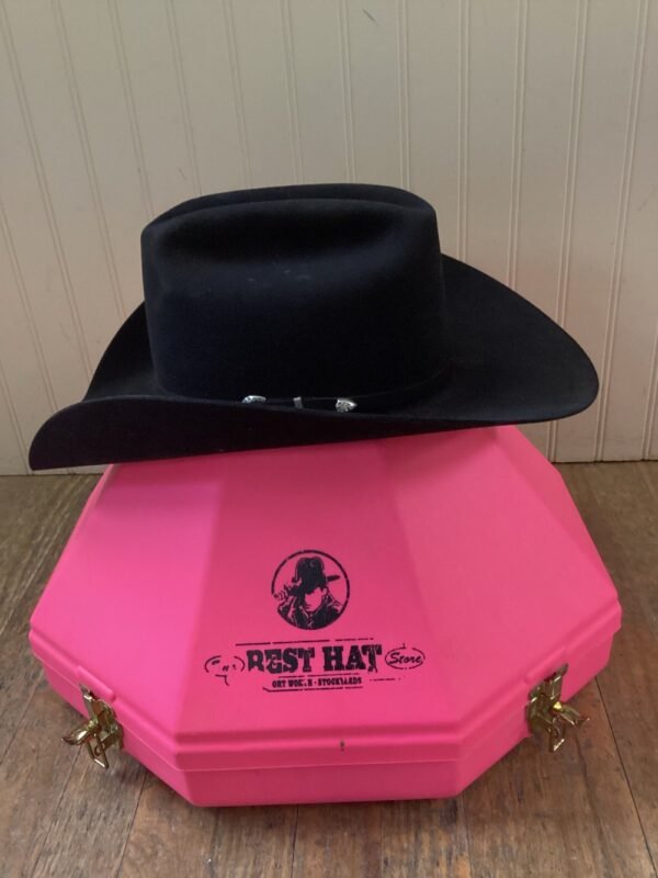 The American Black Felt Hat 40X - 7 1/4 - Image 3