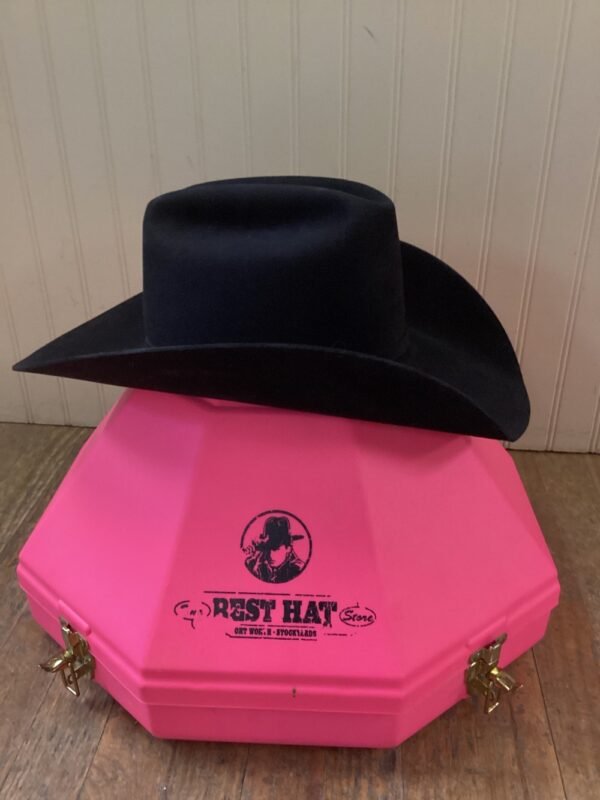The American Black Felt Hat 40X - 7 1/4