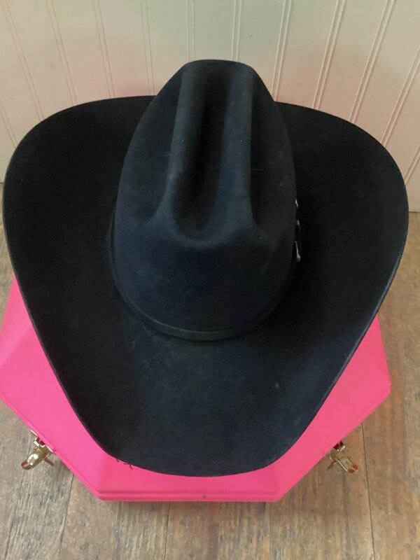 The American Black Felt Hat 40X - 7 1/4 - Image 8