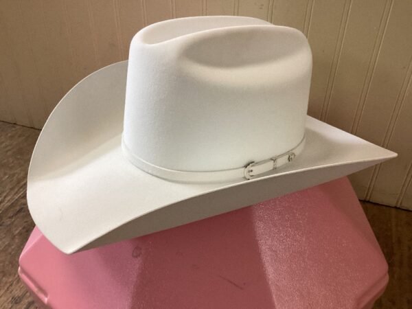 The American White Cowboy Hat Sz - 40X - 7 1/4 L/O