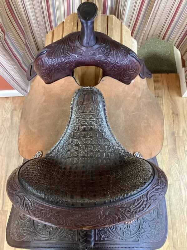 14.5” Circle Y High Horse Barrel Saddle - Image 7