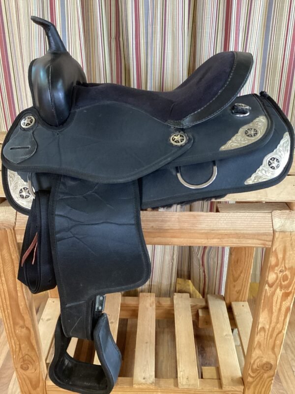 14.5” Black Synthetic Saddle