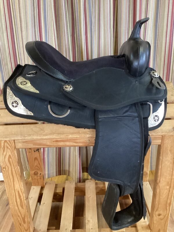 14.5” Black Synthetic Saddle - Image 4