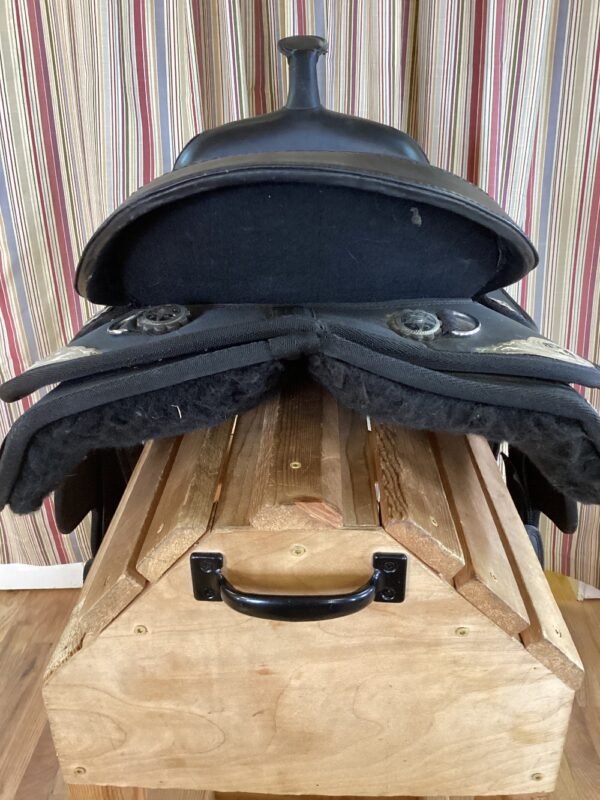 14.5” Black Synthetic Saddle - Image 6
