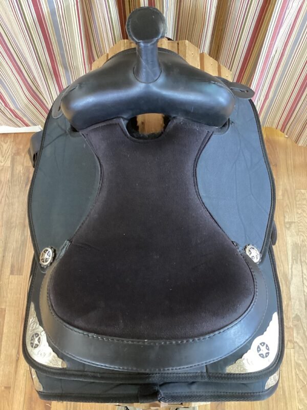 14.5” Black Synthetic Saddle - Image 2