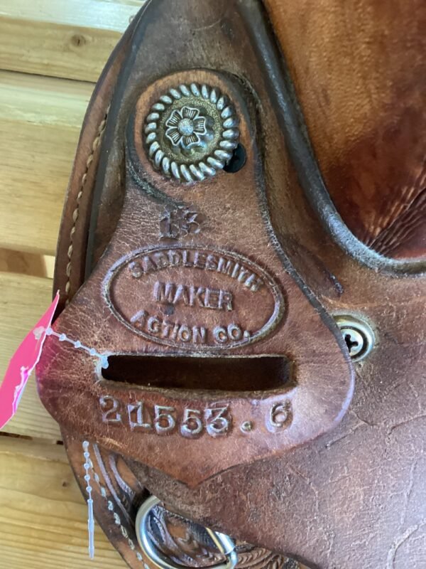 13.5" Saddle Smith All Around Western Saddle - Image 2