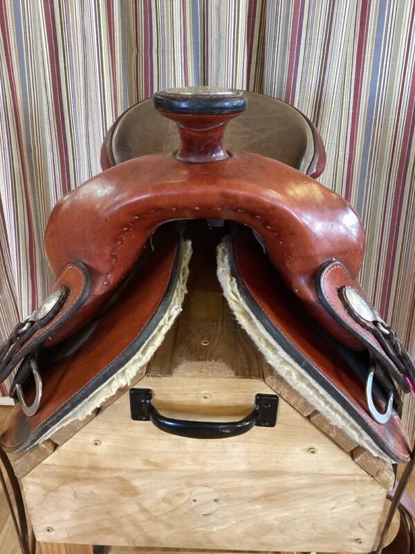 15.5" Ortho Flex Western Saddle w Flank Cinch - Image 5