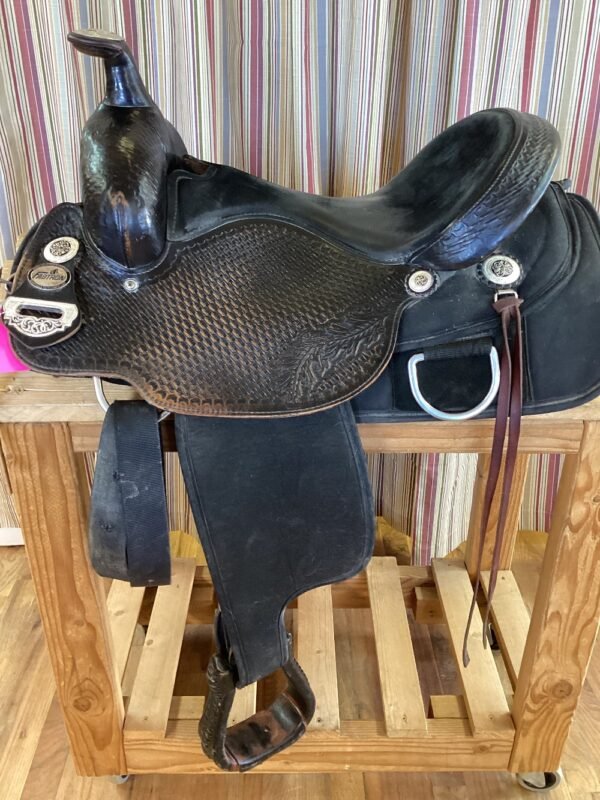 16" Black Fabtron Trail Saddle