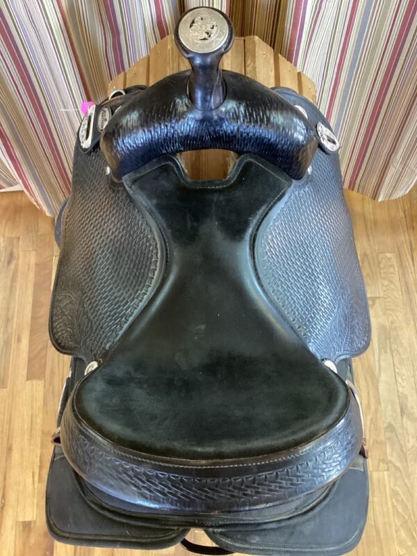 16" Black Fabtron Trail Saddle - Image 7