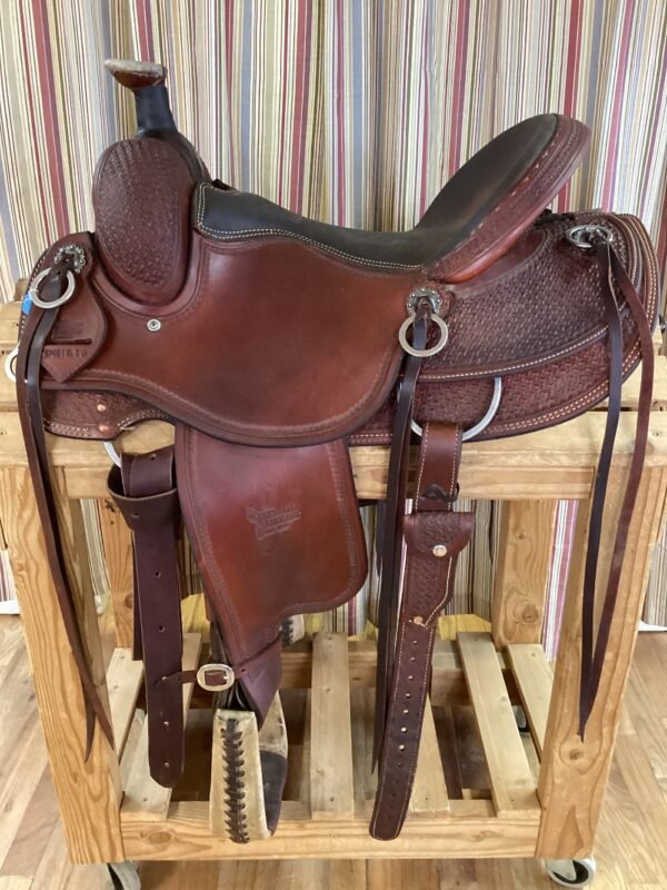 16.5" CO Saddlery Elk Mtn Trail Saddle w/ Fl Cinch
