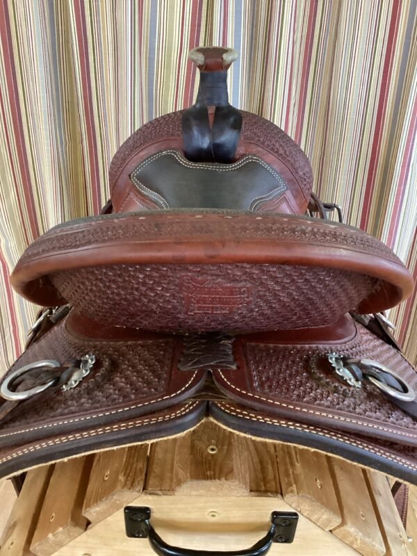 16.5" CO Saddlery Elk Mtn Trail Saddle w/ Fl Cinch - Image 6