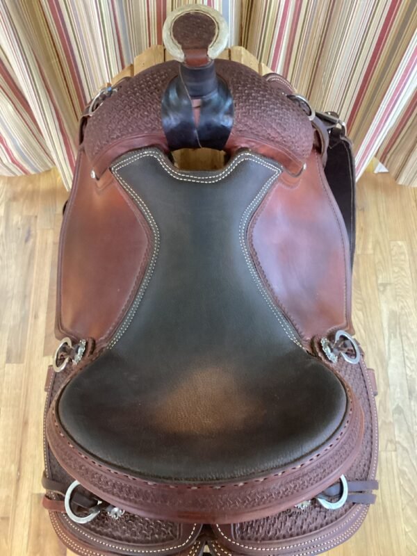 16.5" CO Saddlery Elk Mtn Trail Saddle w/ Fl Cinch - Image 7