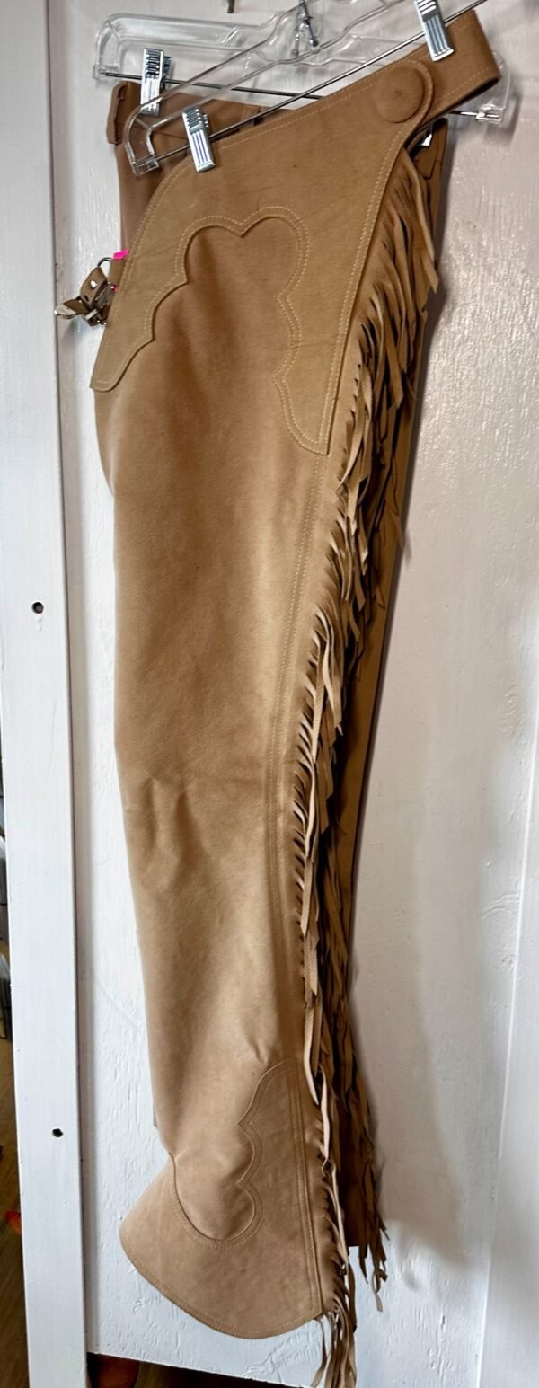 Hobby Horse Tan Ultra Suede Show Chaps Sz S - Image 6