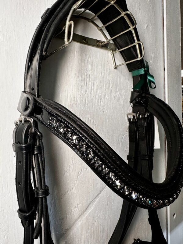 The Lover Dressage Bridle with Reins COB - Image 2