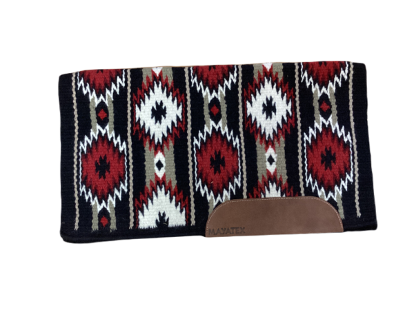 Red and Black Ranch Saddle Blanket