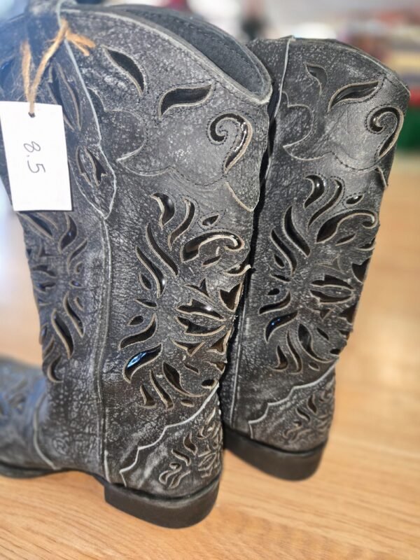 Roper Black Bella Square Toe Women's Boot - SZ 7 - Image 2