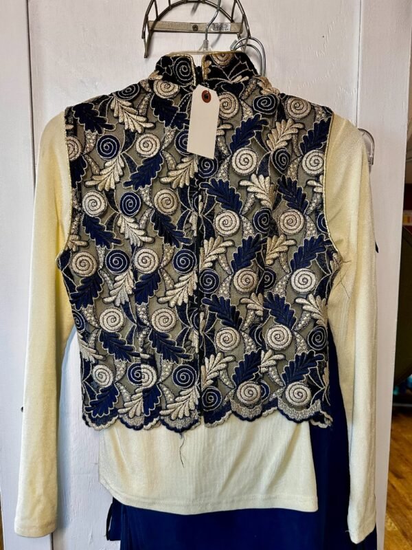 Hobby Horse Complete Navy and Cream Show Outfit Sz YM