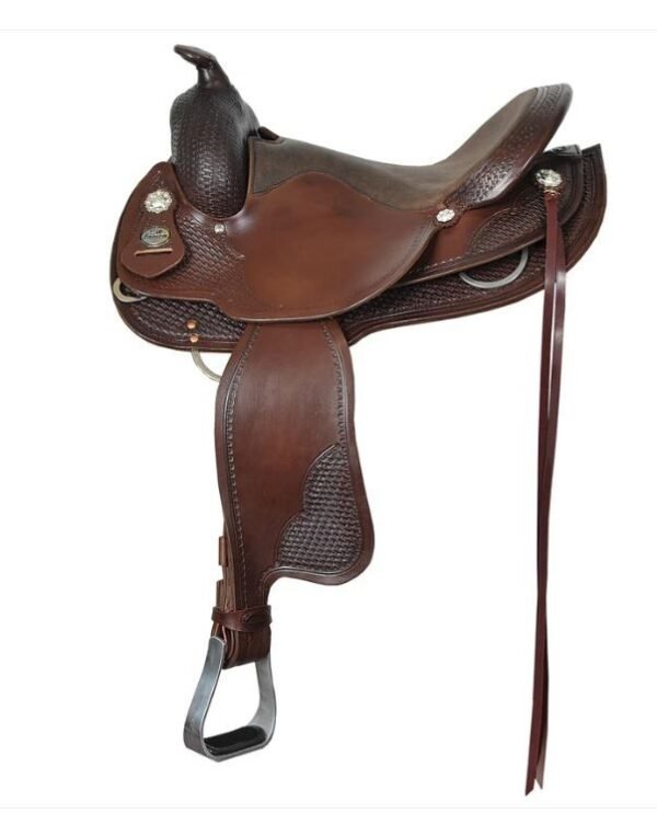 15” Fabtron Supreme Trail Saddle (Natural) - Wide