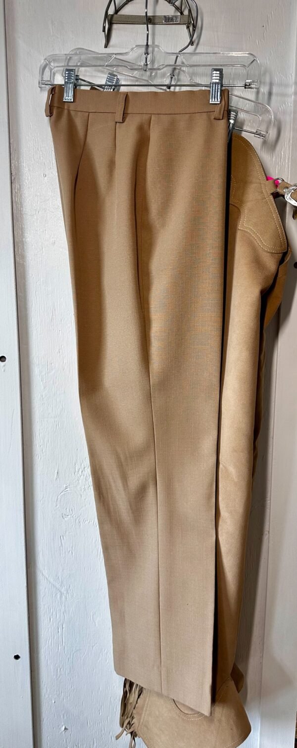Hobby Horse Tan Ultra Suede Show Chaps Sz S - Image 5