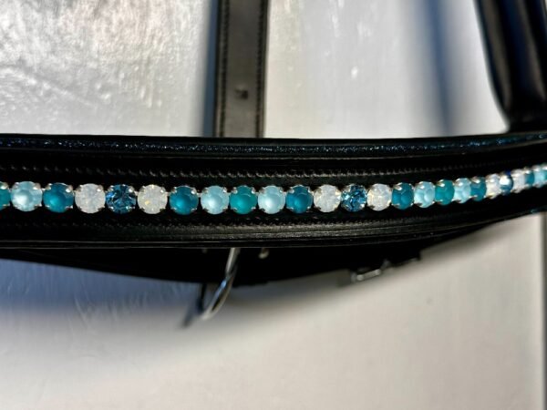 Leather Horse Halter with Crystals - Image 4